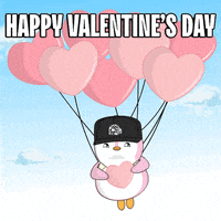 I Love You Hearts GIF by Pudgy Penguins