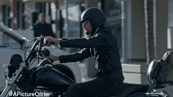 Motorcycle GIF by Hallmark Channel