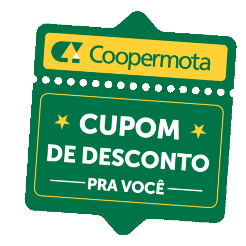 Cupom Sticker by Coopermota