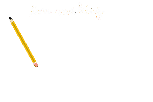 Writing Sticker by Heidi Fiedler