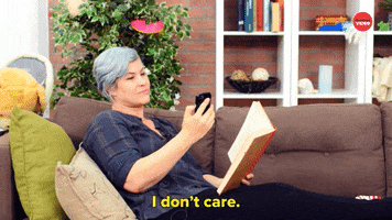 I Dont Care Idc GIF by BuzzFeed