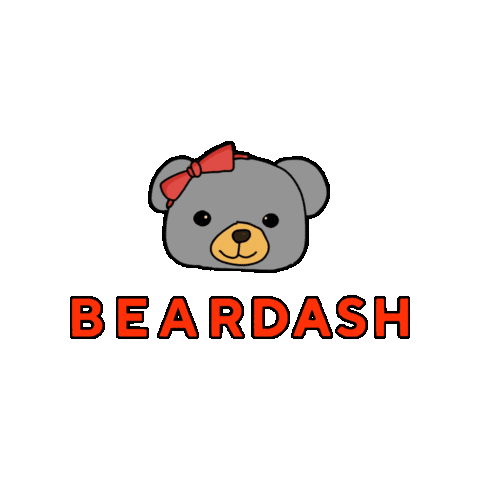 Bear Bow Sticker