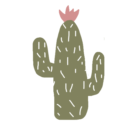 Pink Plant Sticker