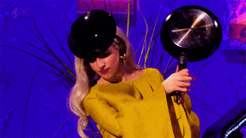 lady gaga fighting GIF
