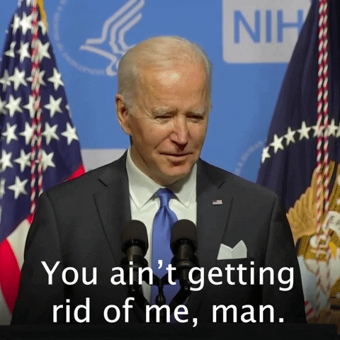 Im Not Going Anywhere Joe Biden GIF by The Democrats