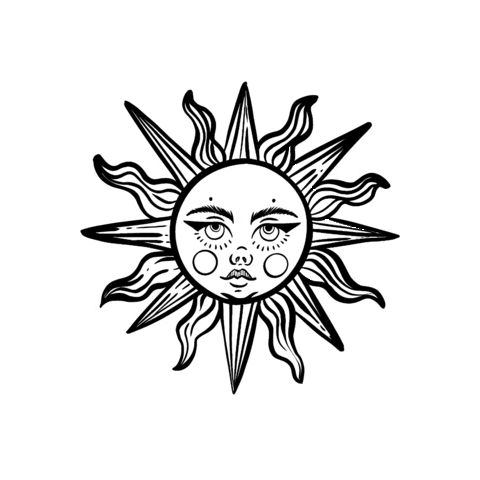 Sun Sticker