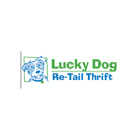 Ldre-Tail Sticker by Lucky Dog Animal Rescue