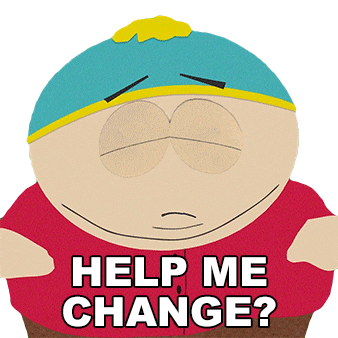 Eric Cartman Help Sticker by South Park