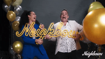 Party Celebration GIF by Neighbours (Official TV Show account)