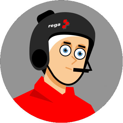 Schweizerische Rettungsflugwacht Rega Sticker