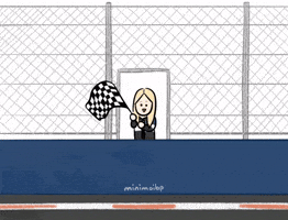 Chequered Flag Rose GIF