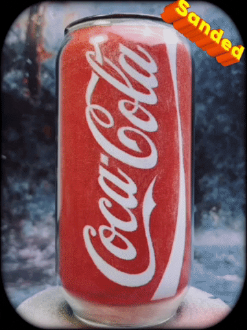 Coca-Cola Sand GIF