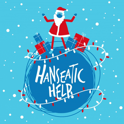 Santa Claus Dancing GIF by Hanseatic Help