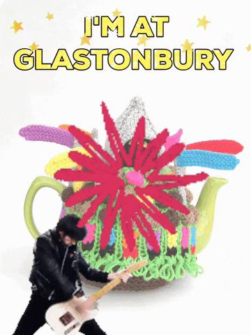 Glastonbury Festival Knitting GIF by TeaCosyFolk