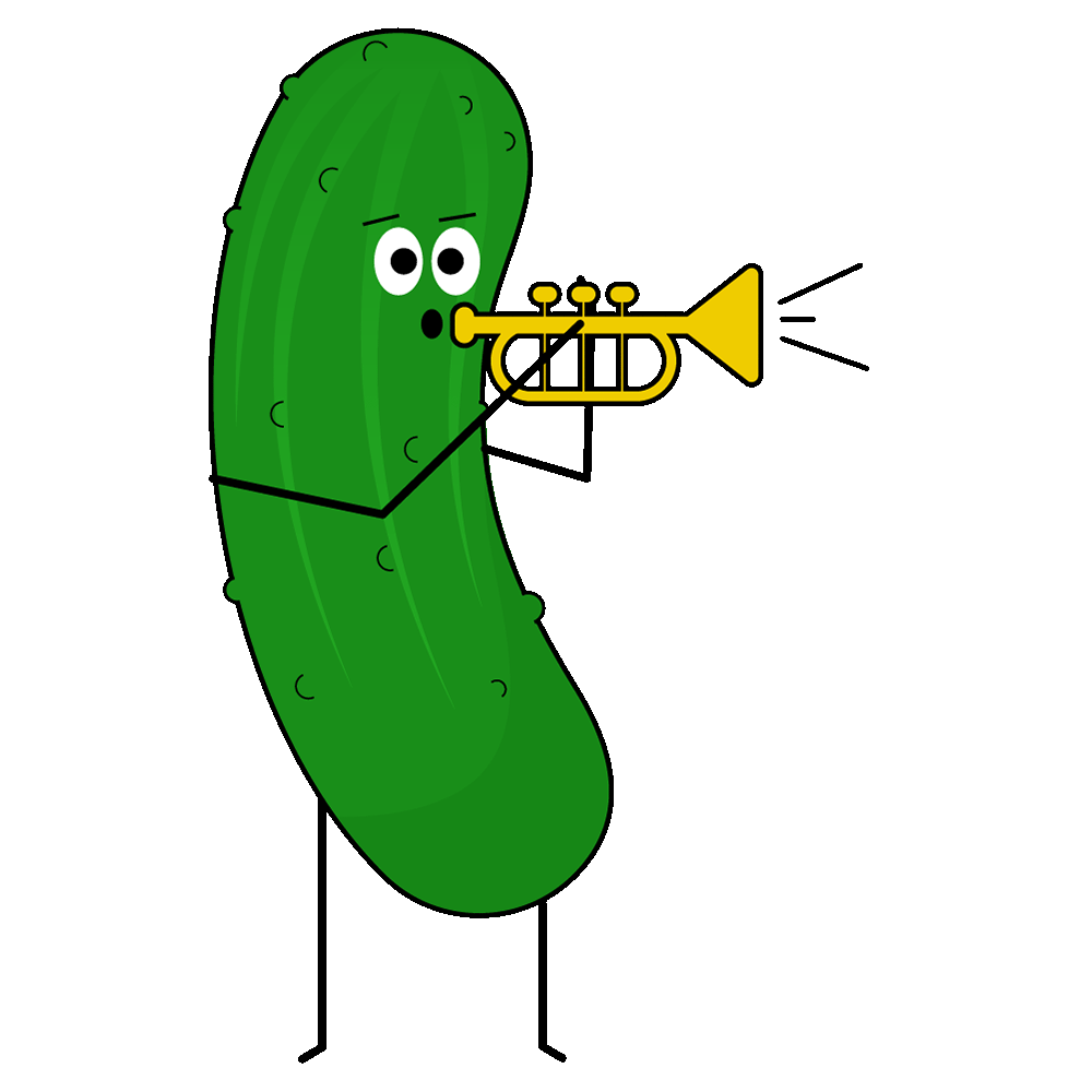 Pickle Trumpet Sticker by UNCSA for iOS & Android GIPHY