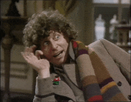 Tom Baker Hello GIF by Doctor Who