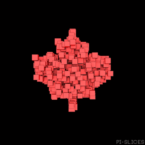 Maple Leaf Loop GIF by Pi-Slices