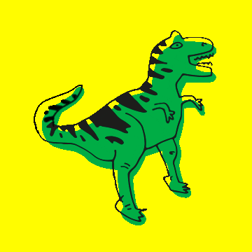 sticker dinosaur GIF by Kochstrasse™