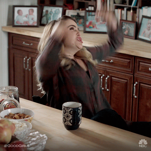 excited good girls GIF by NBC