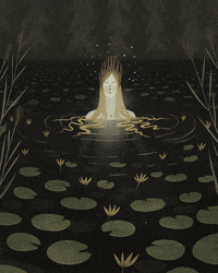 pond GIF by Alexandra Dvornikova