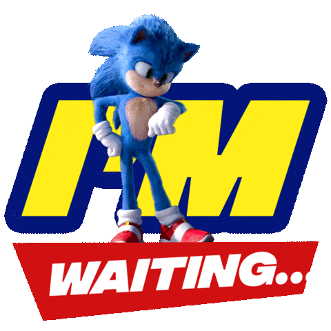 Sonicmovie Waiting Sticker by Sonic The Hedgehog