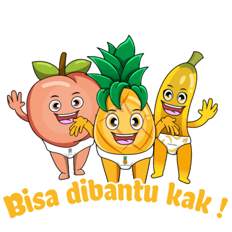 Swim Fruits Sticker by Swimbyhaikal