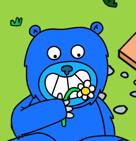 Flower Bear GIF by Earth Cubs