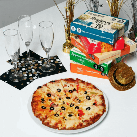 Pizza Party GIF by Real Good Foods