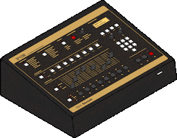 Dmf Sticker by Drum Machine Funk