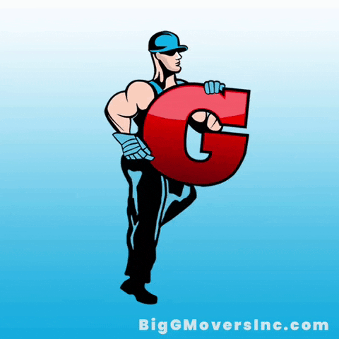 Happy Running Man GIF by Big G Movers