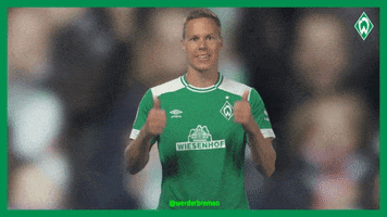 goal thumbs up GIF by SV Werder Bremen