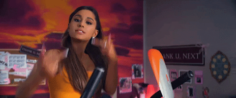 Thank U Next Middle Finger Gif By Ariana Grande Find Share On Giphy