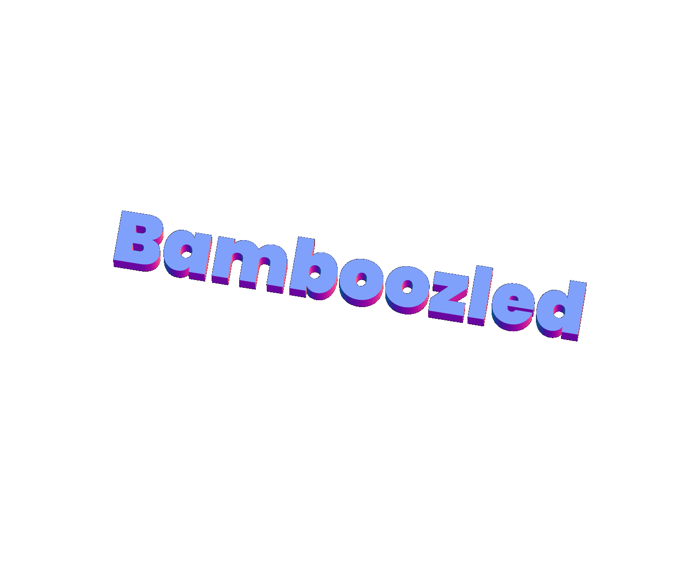 Bamboozled Animated Text Sticker for iOS & Android GIPHY