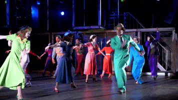 olivier awards dancing GIF by Official London Theatre