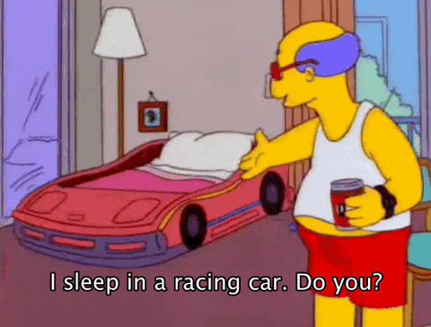 New trending GIF tagged the simpsons single bed… | Trending Gifs