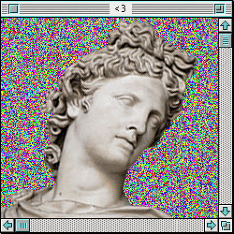 art glitch GIF