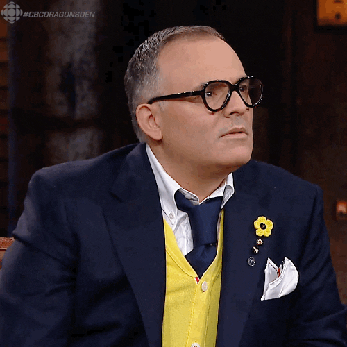surprised dragons' den GIF by CBC