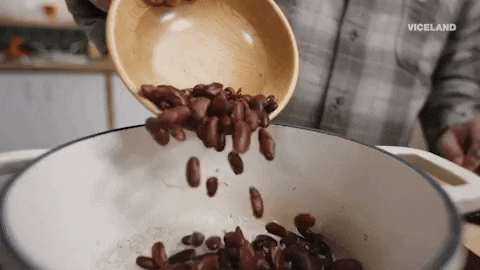 fasola i ryż Gif Suppertime