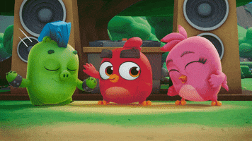 Dance Flying GIF by Angry Birds