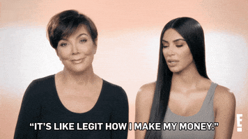 keeping up with the kardashians money GIF by E!
