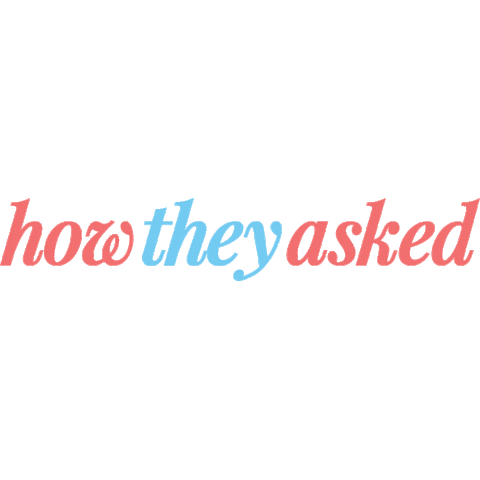 The Knot Wedding Sticker by How They Asked