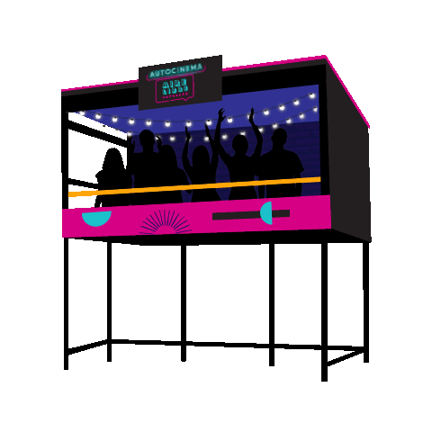 Autocinema Aire Libre Coyoacán Sticker