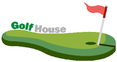 Golf House Sticker