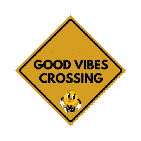 Good Vibes & Strides Sticker