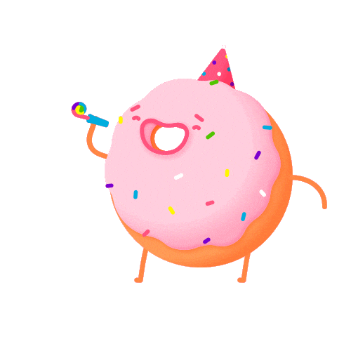 happy birthday party hard Sticker