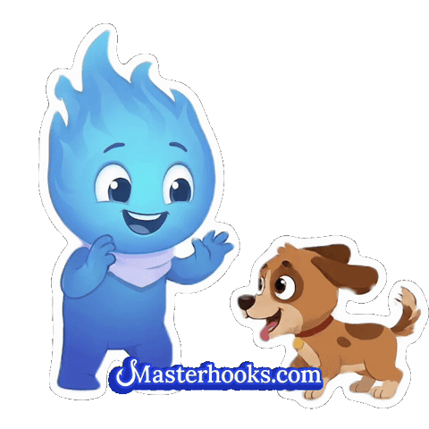 Happy Dog Sticker by Masterhooks