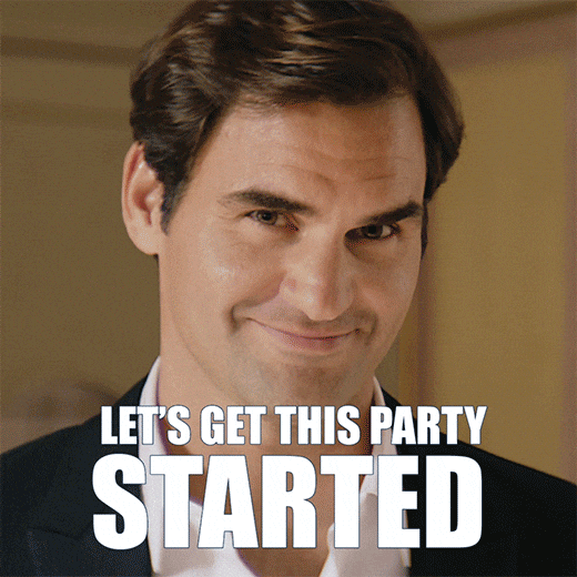 Roger Federer Party GIF by Barilla