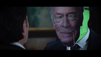 christopher plummer cgi GIF by Team Coco