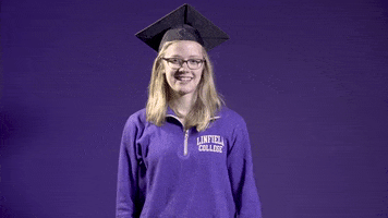 graduation cap GIF by Linfield College