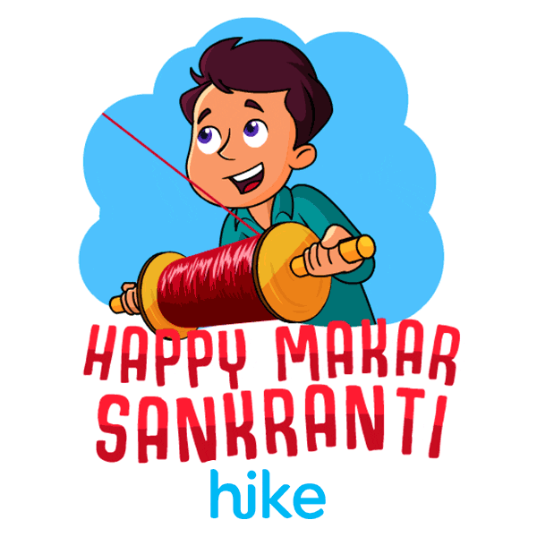 Makar Sankranti Indian Sticker By Hike Sticker for iOS & Android | GIPHY